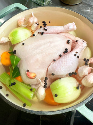 Using the whole chicken soup